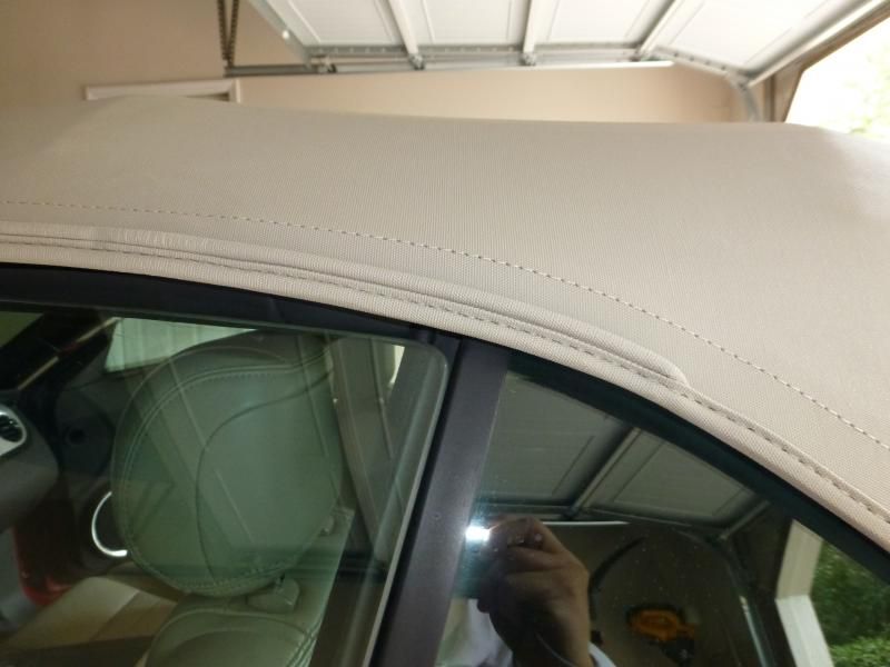 Convertible top not fitting right after replacement Mustang Evolution